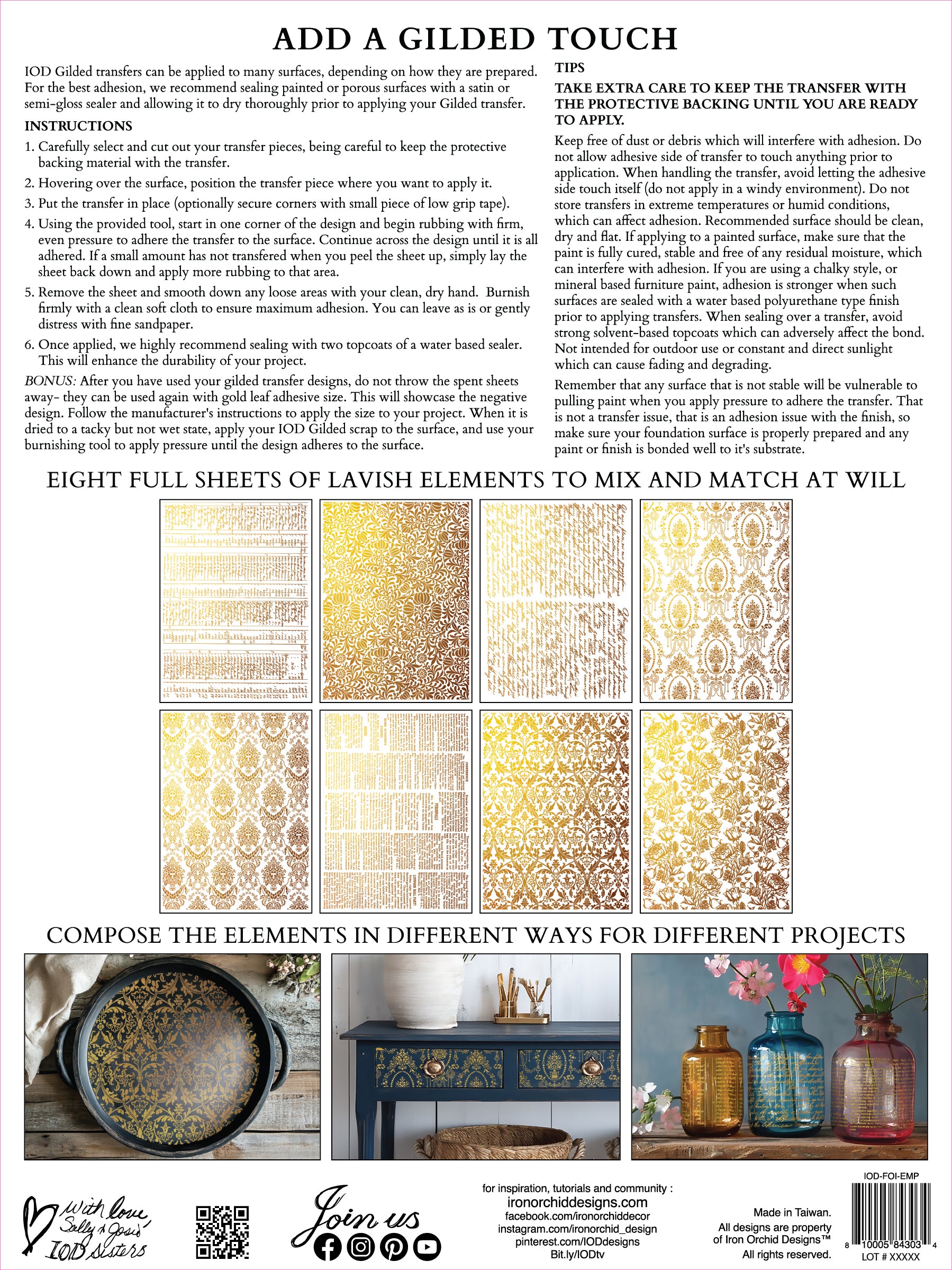 IOD Transfer - Emporium Gilded