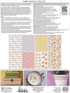 IOD Paint Inlay - Ditsy Blooms