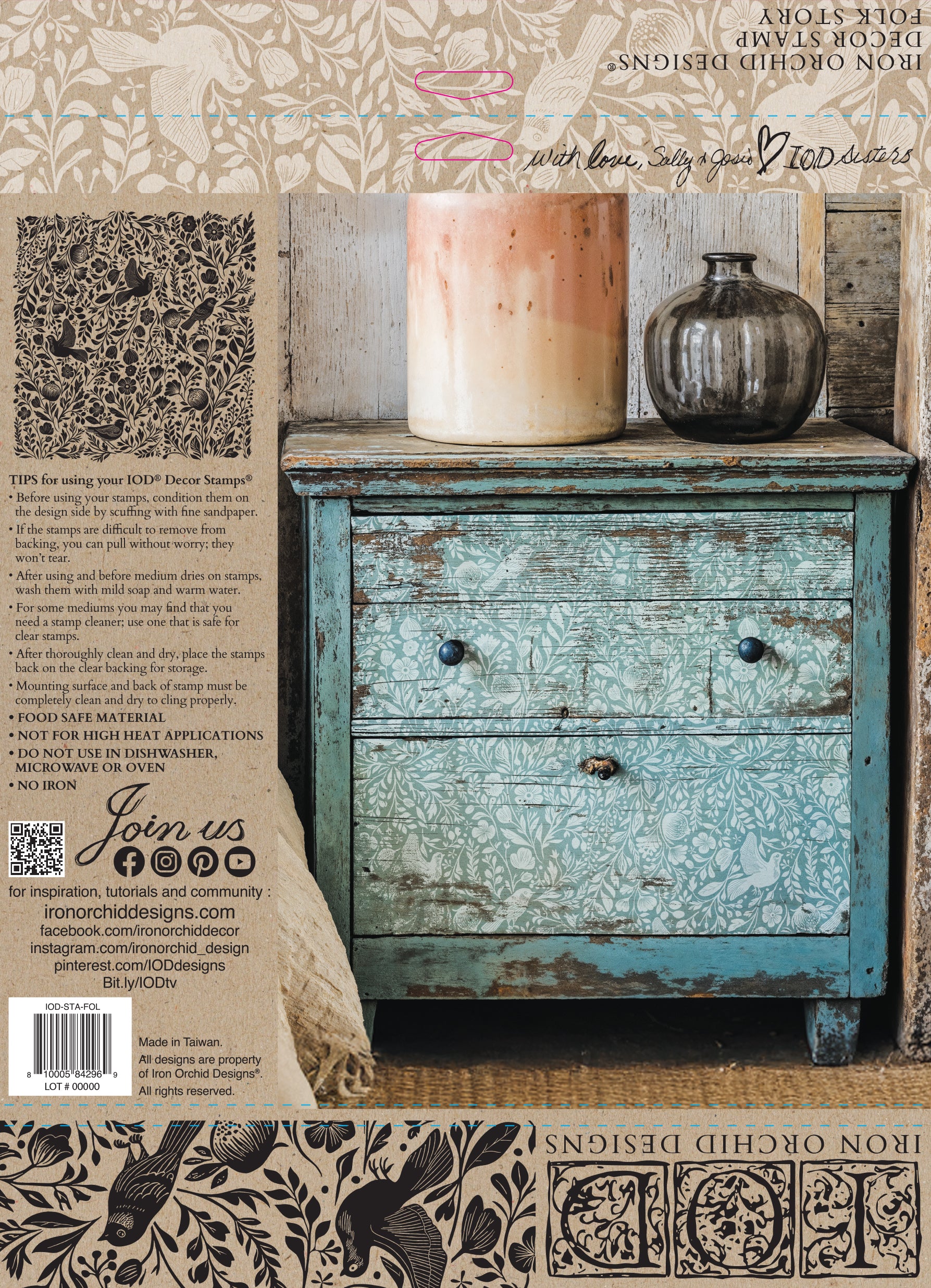 IOD Stamp - Folk Story