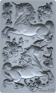 IOD Mould - Unicorns