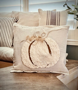 Lola's Decorative Pillow Cover - fall pumpkin