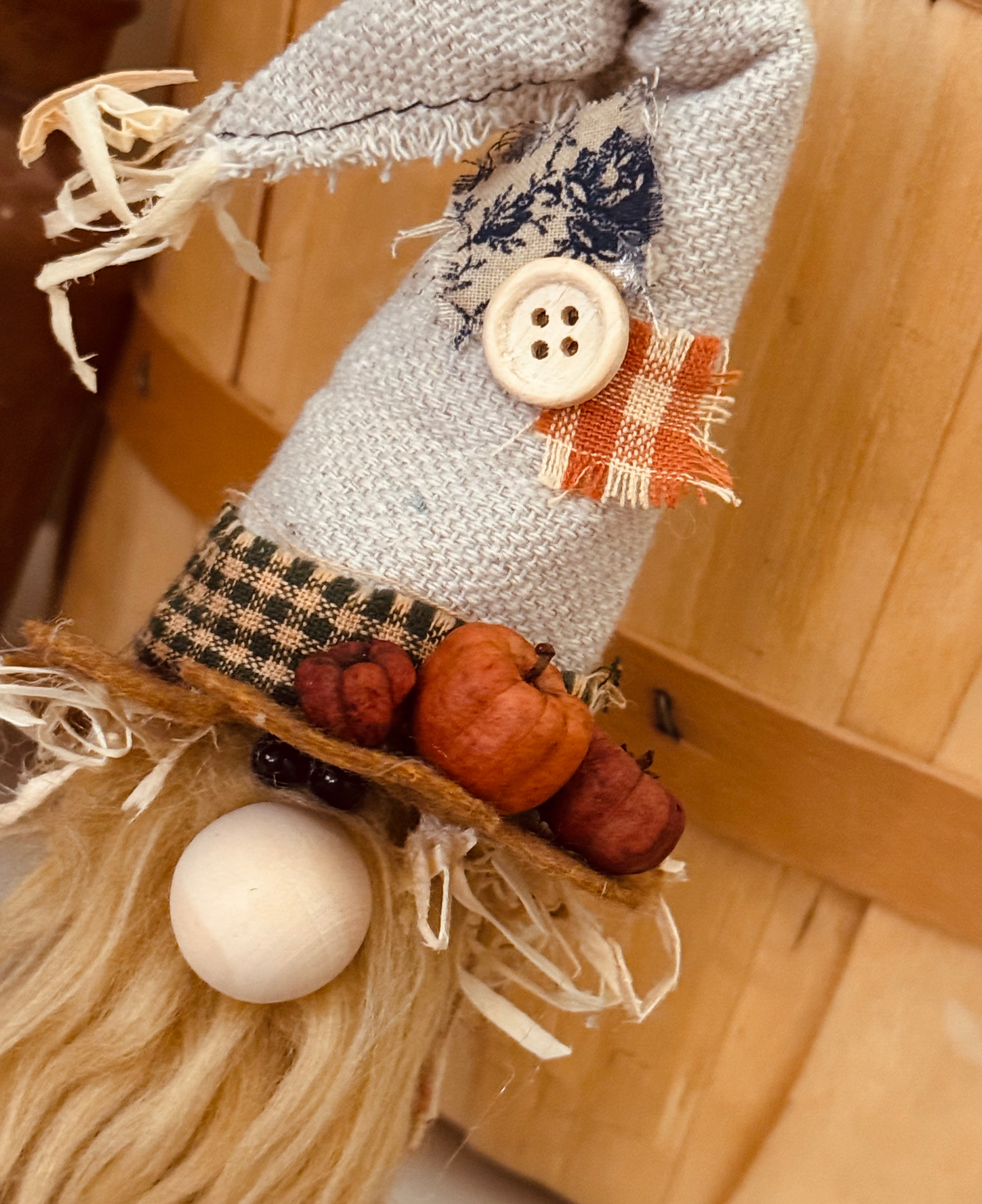 Lola's Pumpkin Patch  Scarecrow gnome