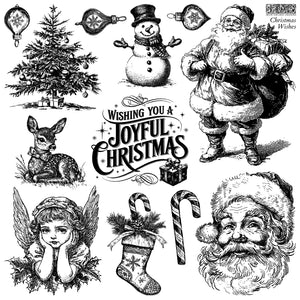 IOD Stamp - Christmas Wishes