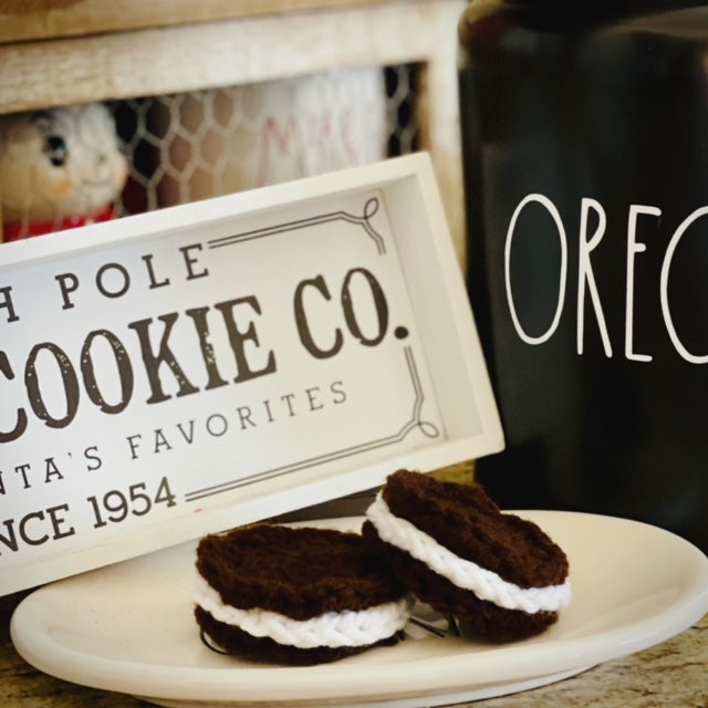 Lola's Handmade Faux Cookies - Oreo inspired - LolasGnomesMerch