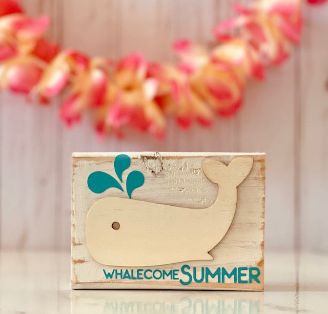 Lola's Handmade Convo Block - Whalecome Summer - LolasGnomesMerch