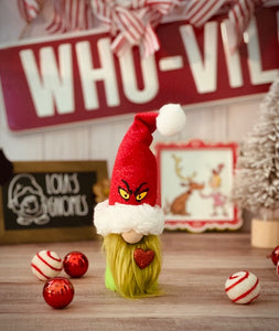 Lola's Grinchy gnome